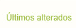 Últimos alterados